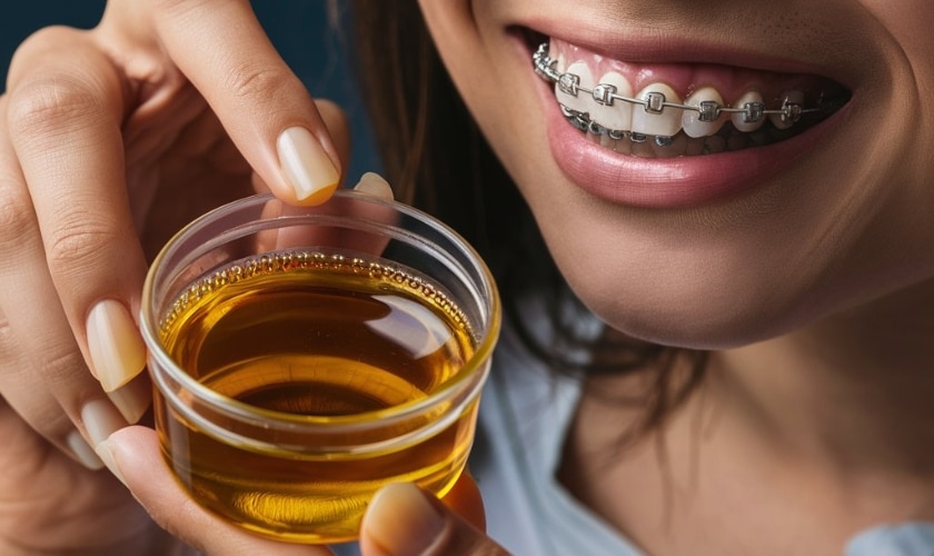 Discover how oil pulling can benefit oral hygiene with braces, including challenges and tips for safe and effective practice.